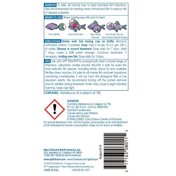 🐠API Melafix Freshwater Fish Infection Remedy🐠NEW - Picture 7 of 9